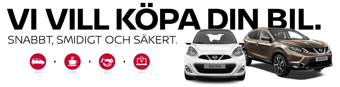 Vi vill köpa din bil